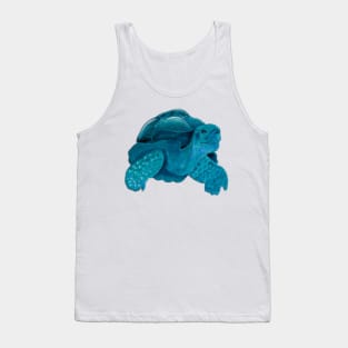 Blue turtle Tank Top